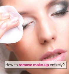 How to remove make-up entirely?